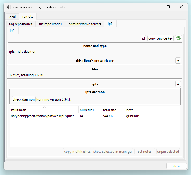 Hydrus Network 537 for ipod instal